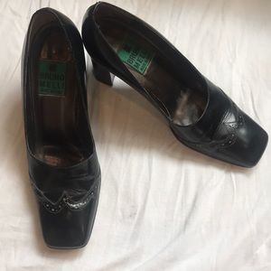 Bruno Melli italian block heel pumps